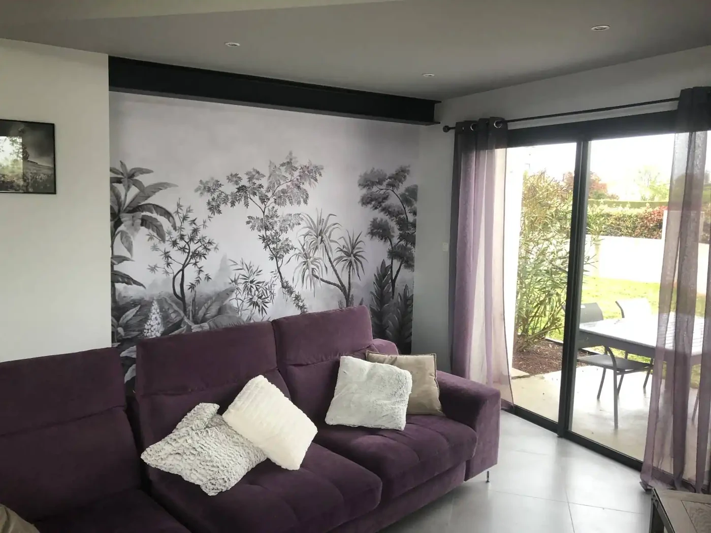 Pose de papier peint panoramique 